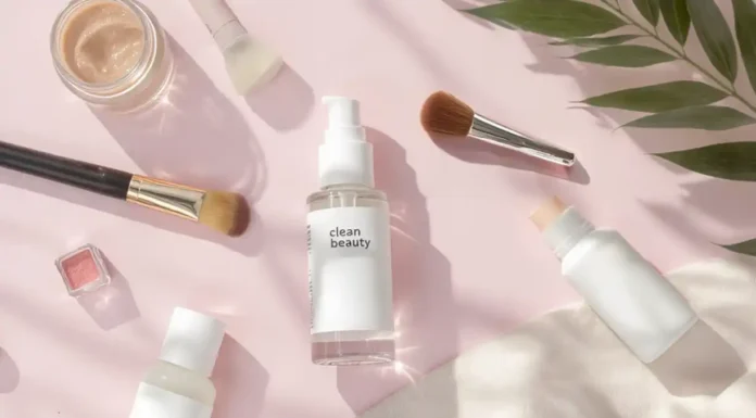 Ingredientes tóxicos en cosméticos: cómo identificarlos y qué alternativas elegir Productos cosméticos con lupa en etiqueta mostrando “paraben free”